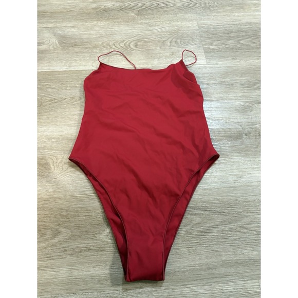 NWOT TROPIC OF C HIBISCUS/RED THE C ONE PIECE SWIMSUIT SZ M - Picture 1 of 4